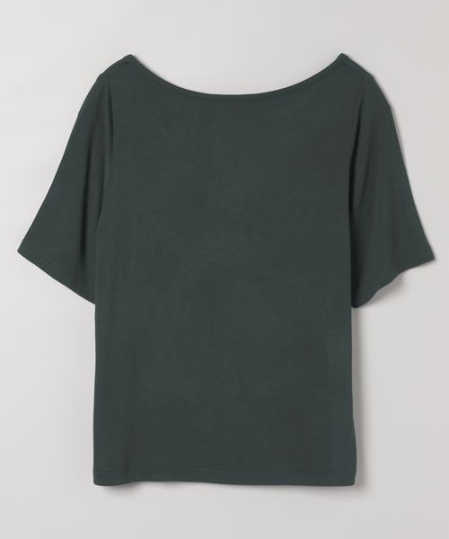 JEANASIS(ジーナシス)の「マルチWAYツイストカット SS/492480(Tシャツ/カットソー・レディース・ライトグレー/チャコールグレー/ホワイト・FREE)」の5枚目の写真