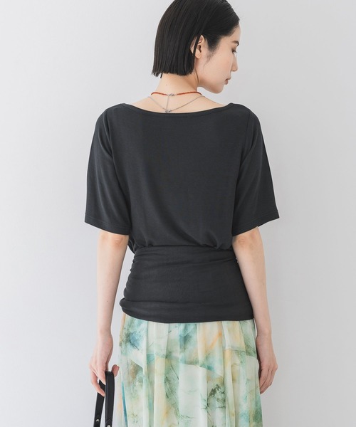 JEANASIS(ジーナシス)の「マルチWAYツイストカット SS/492480(Tシャツ/カットソー・レディース・ライトグレー/チャコールグレー/ホワイト・FREE)」の16枚目の写真