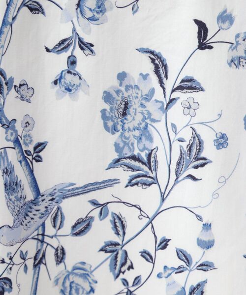 LAURA ASHLEY(ローラアシュレイ)の「【コットン100%/ウエストゴム/タックあり】サマーパレス柄 タイプライタースカート(スカート・レディース・ホワイト系その他/ネイビー系/スモーキーグリーン系1・40/38)」の20枚目の写真