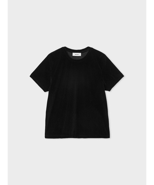 新品未使用タグ付き　MIESROHE ミースロエ　ベロアコンパクトＴシャツ シアーベロアコンパクトT（カットソー/Tシャツ）｜MIESROHE