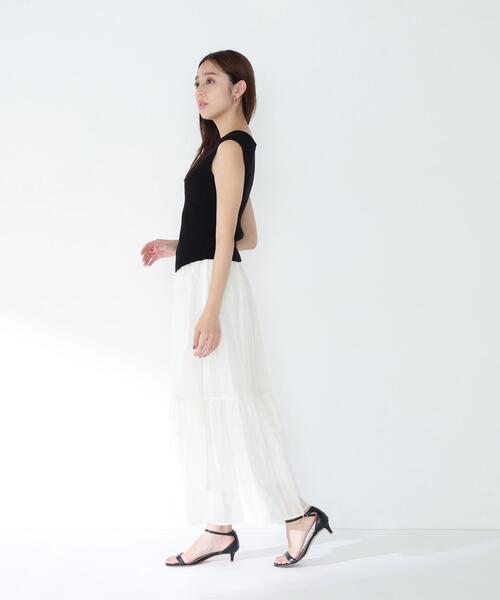 NATURAL BEAUTY BASIC(ナチュラルビューティーベーシック)の「◇カシュクールドッキングワンピース(ワンピース・レディース・ブラック系その他/ブラウン系その他・MEDIUM/P/S)」の10枚目の写真