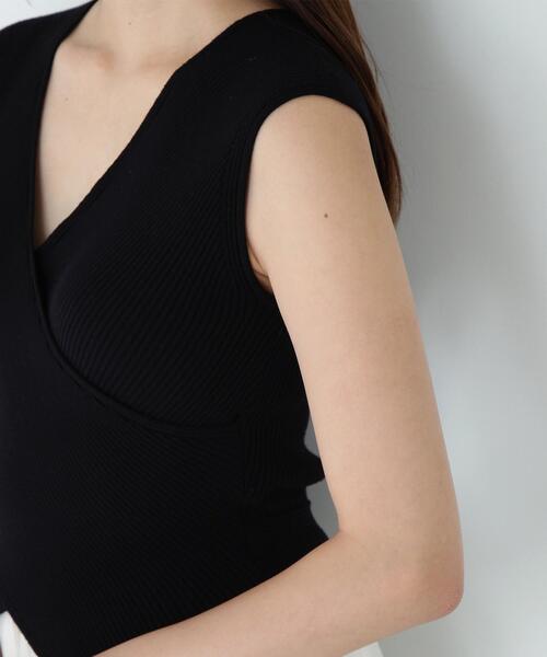 NATURAL BEAUTY BASIC(ナチュラルビューティーベーシック)の「◇カシュクールドッキングワンピース(ワンピース・レディース・ブラック系その他/ブラウン系その他・MEDIUM/P/S)」の13枚目の写真