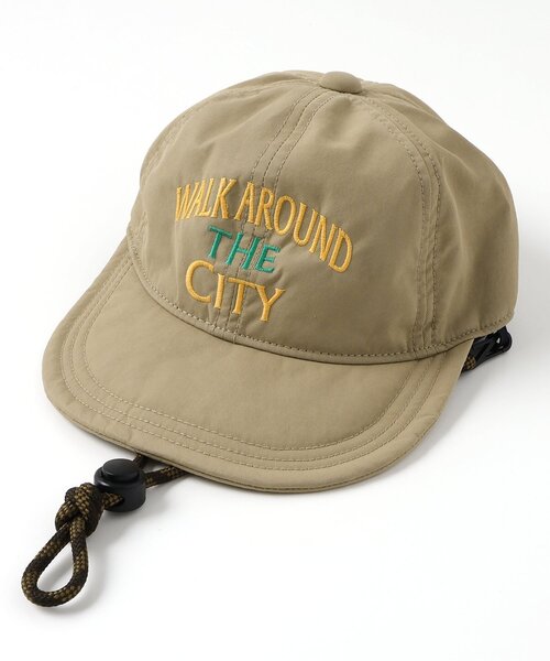 BREEZE(ブリーズ)の「シティコード付きキャップ(キャップ・キッズ・ベージュ/ブラック・58/50/54)」の4枚目の写真