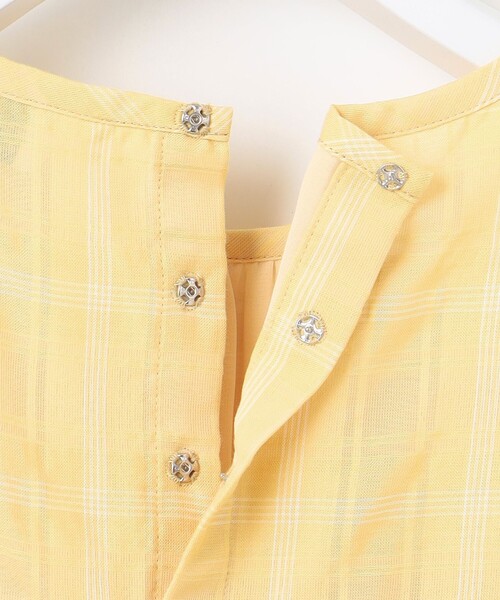 J.PRESS Ladies(J.プレス レディス)の「【洗える】SHEER チェック フレアスリーブ ブラウス(シャツ/ブラウス・レディース・ピーコックグリーン系3/オレンジ系3/ホワイト系3・XS)」の19枚目の写真