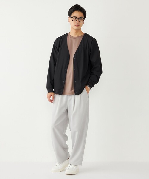 SHIPS Colors(シップス カラーズ)の「SHIPS Colors:〈UVカット・接触冷感・吸水速乾〉COOL TOUCH カーディガン(カーディガン/ボレロ・メンズ・ブラック/グレー/ネイビー・MEDIUM/LARGE/X-LARGE)」の14枚目の写真