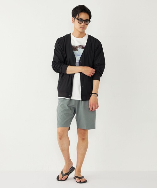 SHIPS Colors(シップス カラーズ)の「SHIPS Colors:〈UVカット・接触冷感・吸水速乾〉COOL TOUCH カーディガン(カーディガン/ボレロ・メンズ・ブラック/グレー/ネイビー・MEDIUM/LARGE/X-LARGE)」の17枚目の写真