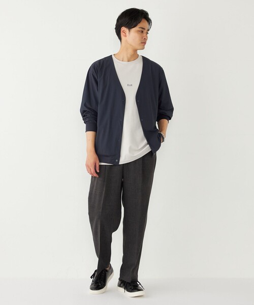 SHIPS Colors(シップス カラーズ)の「SHIPS Colors:〈UVカット・接触冷感・吸水速乾〉COOL TOUCH カーディガン(カーディガン/ボレロ・メンズ・ブラック/グレー/ネイビー・MEDIUM/LARGE/X-LARGE)」の18枚目の写真