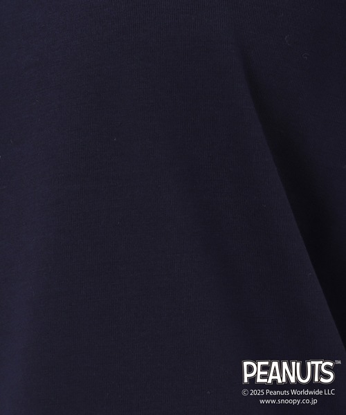 MISCH MASCH(ミッシュマッシュ)の「PEANUTSデザイン袖フレアTシャツ(Tシャツ/カットソー・レディース・ホワイト/ネイビー・フリ-)」の16枚目の写真