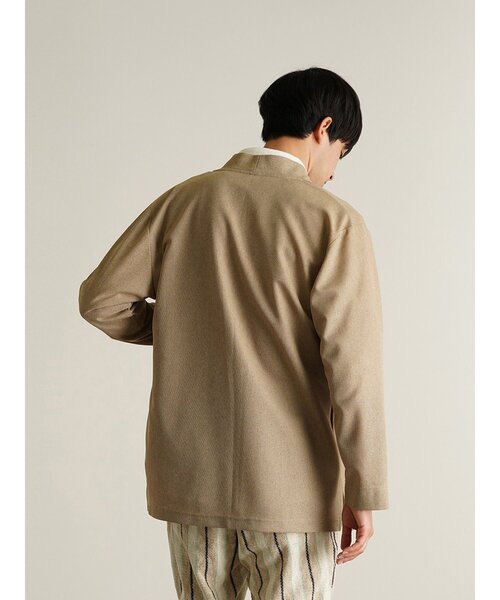 TRANSITION(トランジション)の「【TRANSITION】SAHRIR Jersey コーディガン(カーディガン/ボレロ・メンズ・ブラック/ベージュ/ブラウン系・フリー)」の16枚目の写真