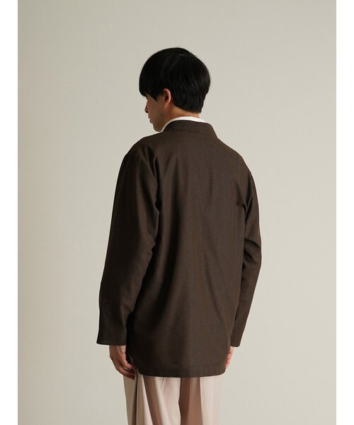 TRANSITION(トランジション)の「【TRANSITION】SAHRIR Jersey コーディガン(カーディガン/ボレロ・メンズ・ブラック/ベージュ/ブラウン系・フリー)」の18枚目の写真