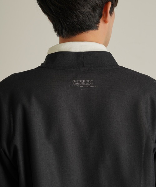 TRANSITION(トランジション)の「【TRANSITION】SAHRIR Jersey コーディガン(カーディガン/ボレロ・メンズ・ブラック/ベージュ/ブラウン系・フリー)」の14枚目の写真