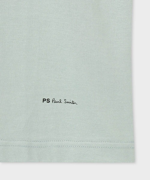 PS Paul Smith(ピーエスポールスミス)の「Drawn by Paul "Gentleman&Bird" Tシャツ / 152710 220X(Tシャツ/カットソー・メンズ・ライトグリーン/ライトピンク/ホワイト/ネイビー・X-LARGE/LARGE/MEDIUM/XX-LARGE/SMALL)」の7枚目の写真