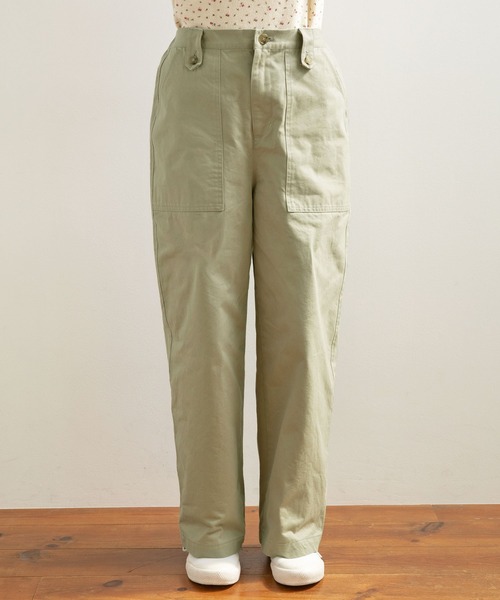 PAR ICI（パーリッシィ）の「雲斎ナチュラルヴィンテージワッシャー チノ後ろゴムパンツ（チノパンツ・レディース・ベージュ・FREE）」の14枚目の写真