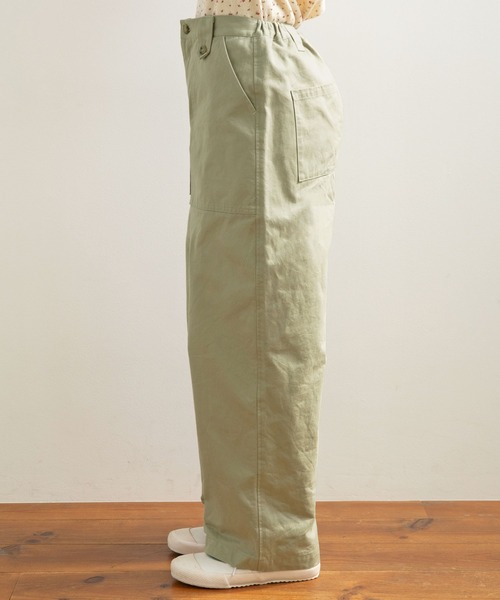 PAR ICI（パーリッシィ）の「雲斎ナチュラルヴィンテージワッシャー チノ後ろゴムパンツ（チノパンツ・レディース・ベージュ・FREE）」の15枚目の写真