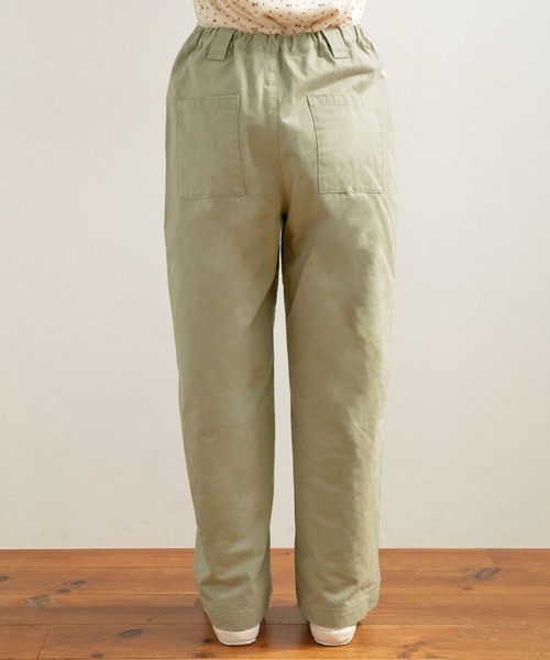 PAR ICI（パーリッシィ）の「雲斎ナチュラルヴィンテージワッシャー チノ後ろゴムパンツ（チノパンツ・レディース・ベージュ・FREE）」の16枚目の写真