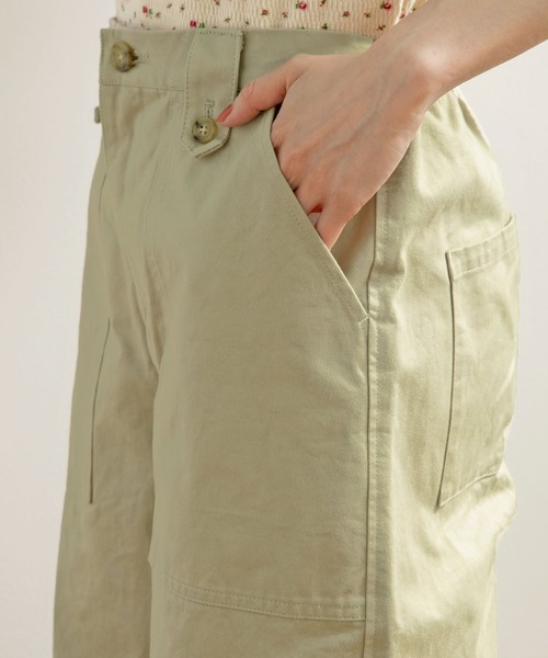PAR ICI（パーリッシィ）の「雲斎ナチュラルヴィンテージワッシャー チノ後ろゴムパンツ（チノパンツ・レディース・ベージュ・FREE）」の18枚目の写真
