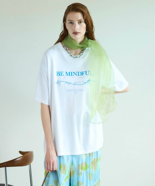 MAISON SPECIAL(メゾンスペシャル)の「Organdy Scarf/オーガンジースカーフ【MAISON SPECIAL/メゾンスペシャル】(ストール/ショール・レディース・ブルー/ライム/ベージュ・FREE)」の14枚目の写真