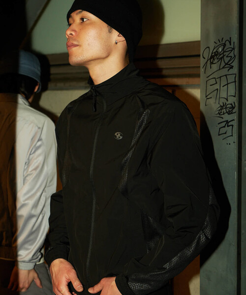 CROSSHAIR MESH JACKET [LIGHT GREY] - SAN SAN GEAR