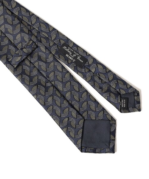 Holliday & Brown（ホリデーアンドブラウン）の「Holliday & Brown / シルク ジャカード ネクタイ（ネクタイ・メンズ・ネイビー・ONE SIZE）」の2枚目の写真