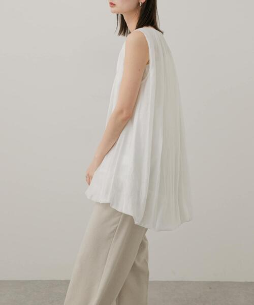 SENSE OF PLACE by URBAN RESEARCH（センスオブプレイスバイアーバンリサーチ）の「バルーンチュニックブラウス（シャツ/ブラウス・レディース・ブラック/ライトブルー/オフホワイト・ONE）」の2枚目の写真