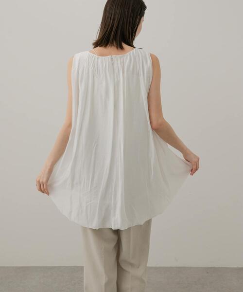 SENSE OF PLACE by URBAN RESEARCH（センスオブプレイスバイアーバンリサーチ）の「バルーンチュニックブラウス（シャツ/ブラウス・レディース・ブラック/ライトブルー/オフホワイト・ONE）」の4枚目の写真