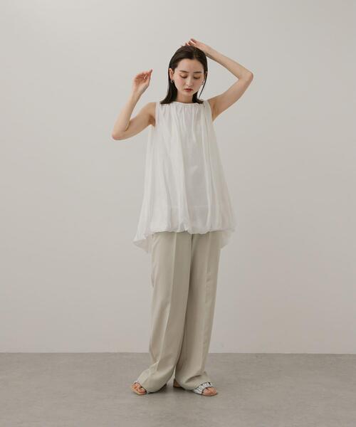 SENSE OF PLACE by URBAN RESEARCH（センスオブプレイスバイアーバンリサーチ）の「バルーンチュニックブラウス（シャツ/ブラウス・レディース・ブラック/ライトブルー/オフホワイト・ONE）」の6枚目の写真