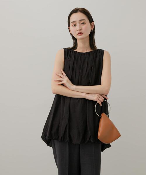 SENSE OF PLACE by URBAN RESEARCH（センスオブプレイスバイアーバンリサーチ）の「バルーンチュニックブラウス（シャツ/ブラウス・レディース・ブラック/ライトブルー/オフホワイト・ONE）」の13枚目の写真