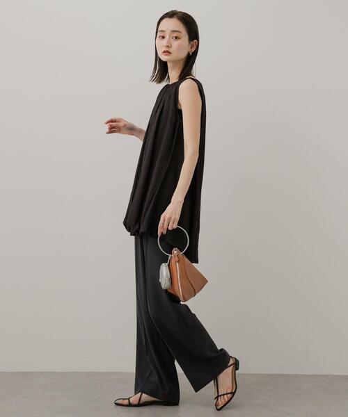 SENSE OF PLACE by URBAN RESEARCH（センスオブプレイスバイアーバンリサーチ）の「バルーンチュニックブラウス（シャツ/ブラウス・レディース・ブラック/ライトブルー/オフホワイト・ONE）」の14枚目の写真