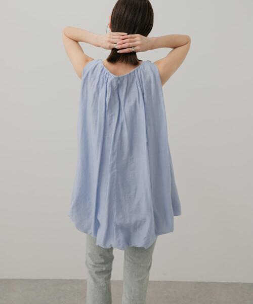 SENSE OF PLACE by URBAN RESEARCH（センスオブプレイスバイアーバンリサーチ）の「バルーンチュニックブラウス（シャツ/ブラウス・レディース・ブラック/ライトブルー/オフホワイト・ONE）」の20枚目の写真