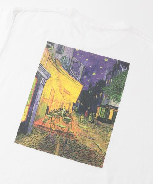 FORK&SPOON（フォークアンドスプーン）の「FORK&SPOON　Gogh art T-SHIRTS（Tシャツ/カットソー・メンズ・オフホワイト/スミクロ・4/5）」の10枚目の写真