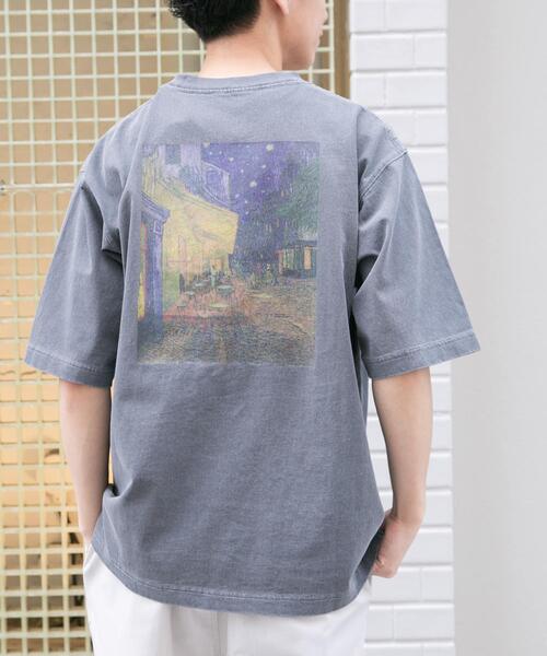 FORK&SPOON（フォークアンドスプーン）の「FORK&SPOON　Gogh art T-SHIRTS（Tシャツ/カットソー・メンズ・オフホワイト/スミクロ・4/5）」の12枚目の写真