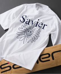 SMILEY FACE（スマイリーフェイス）の「【SAVIER/サビアー】×【SMILEY FACE/スマイリーフェイス】コラボ フラワープリント Tシャツ オーバーサイズ（Tシャツ/カットソー・メンズ）」