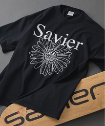 SAVIER（サビアー）の「【SAVIER/サビアー】×【SMILEY FACE/スマイリーフェイス】コラボ フラワープリント Tシャツ オーバーサイズ（Tシャツ/カットソー）」