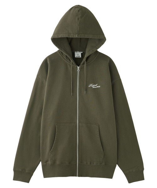 FACE BOX PATCH ZIP UP SWEAT HOODIE（パーカー）｜X-girl