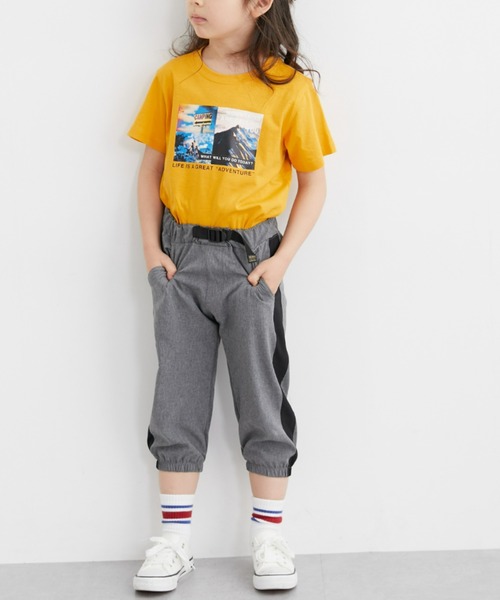 QUNTSTYLE（キュントスタイル）の「【接触冷感】サイドライン7分丈パンツ（その他パンツ・キッズ・ブラック/チャコール・110/130/140/150/120/160）」の6枚目の写真