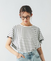 GLOBAL WORK | フローズンT袖フレアプルオーバー/289383(Tシャツ/カットソー)
