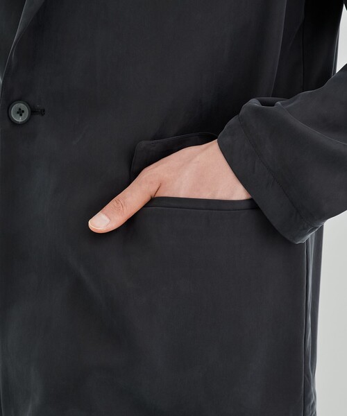 UNITED TOKYO（ユナイテッドトウキョウ）の「HIGH TWIST CUPRA リラックスジャケット（テーラードジャケット・メンズ・ブラック/ダークグレー/グレイッシュベージュ・1/2）」の19枚目の写真