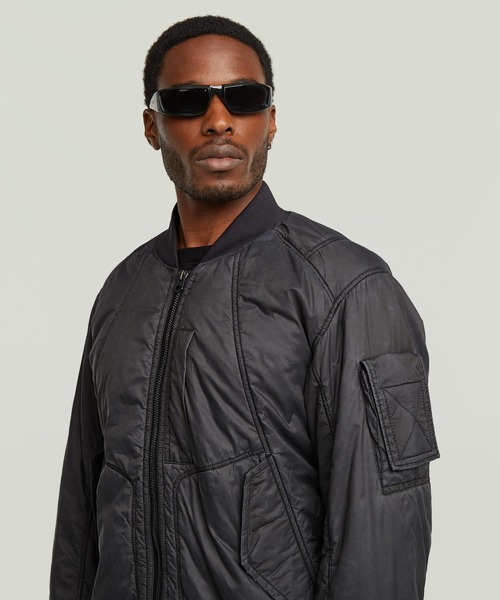 GA-1 Bomber Jacket/ミリタリーディテールMA1タイプボンバーブルゾン