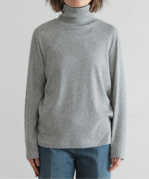 NOMBRE IMPAIR（ノンブルアンペール）の「メランジリブ　タートルP/O（Tシャツ/カットソー・レディース・イエロー/ライトグレー/ピンク・FREE）」の19枚目の写真