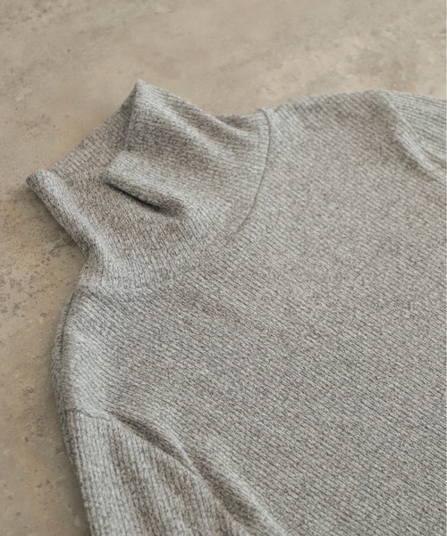 NOMBRE IMPAIR（ノンブルアンペール）の「メランジリブ　タートルP/O（Tシャツ/カットソー・レディース・イエロー/ライトグレー/ピンク・FREE）」の15枚目の写真