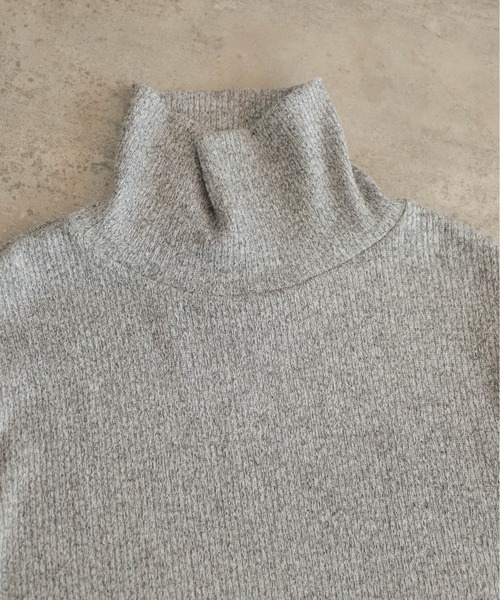 NOMBRE IMPAIR（ノンブルアンペール）の「メランジリブ　タートルP/O（Tシャツ/カットソー・レディース・イエロー/ライトグレー/ピンク・FREE）」の16枚目の写真