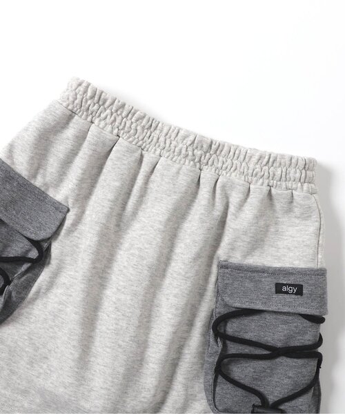 algy（アルジー）の「スウェットカーゴスカパン（スカート・キッズ・グレー/ブラック・XX-SMALL/X-SMALL/MEDIUM/SMALL）」の7枚目の写真