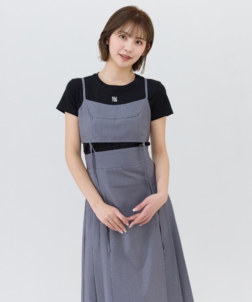 REDYAZEL(レディアゼル)の「3WAYビスチェワンピース(ワンピース・レディース・ピンク/ブルー/グレー・MEDIUM/SMALL)」の13枚目の写真