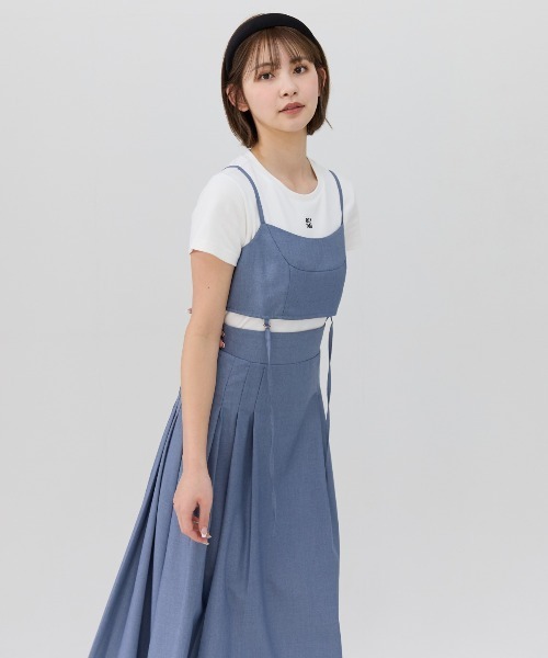 REDYAZEL(レディアゼル)の「3WAYビスチェワンピース(ワンピース・レディース・ピンク/ブルー/グレー・MEDIUM/SMALL)」の20枚目の写真