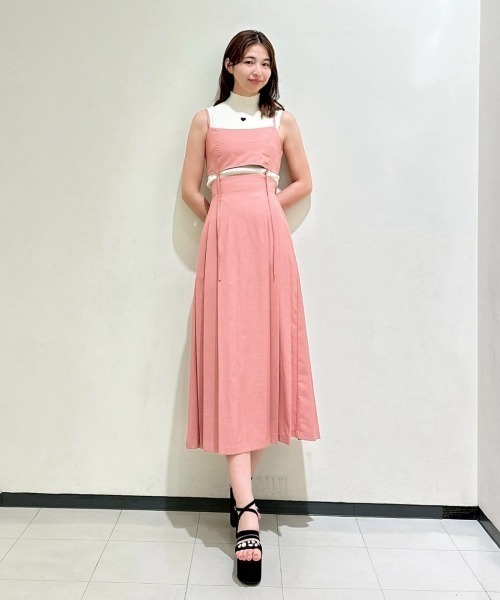 REDYAZEL(レディアゼル)の「3WAYビスチェワンピース(ワンピース・レディース・ピンク/ブルー/グレー・MEDIUM/SMALL)」の4枚目の写真