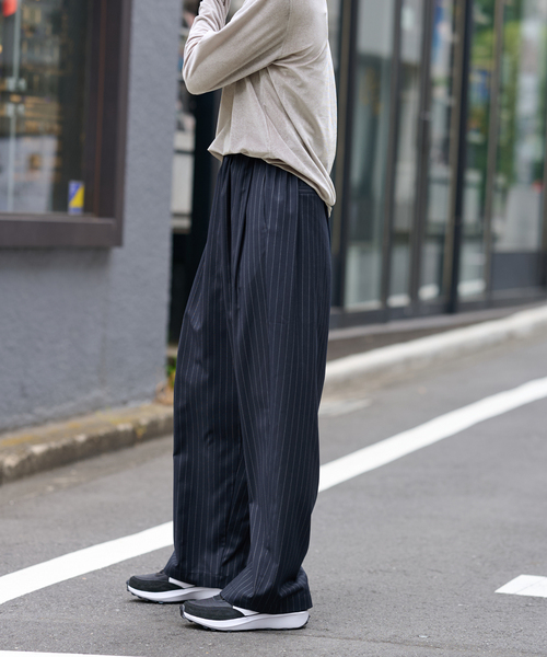 JOURNAL STANDARD relume(ジャーナルスタンダード レリューム)の「ピンストライプカーブイージー(その他パンツ・レディース・チャコールグレー/ネイビー・36/38)」の16枚目の写真