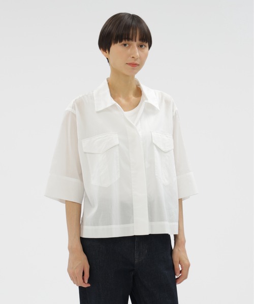 MARGARET HOWELL ノーカラーシャツ ブラウス ゆったり 楽天市場】//マーガレットハウエル MARGARET HOWELL コットン
