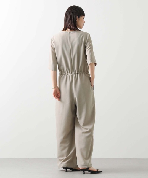 CLOCHE(クロシェ)の「クールグログランサロペット(ワンピース・レディース・ベージュ/ブラック・FREE)」の14枚目の写真