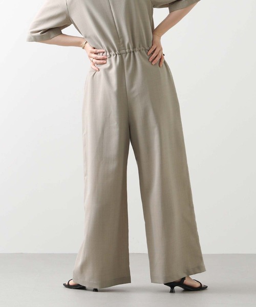 CLOCHE(クロシェ)の「クールグログランサロペット(ワンピース・レディース・ベージュ/ブラック・FREE)」の21枚目の写真