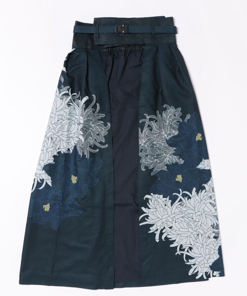 カヤ（カヤ）の「【カヤ】壮麗 重ね着用スカート（スカート・レディース・スミクロ/ネイビー/レッド・FREE）」の10枚目の写真